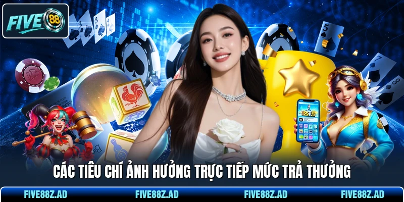 Các tiêu chí ảnh hưởng trực tiếp mức trả thưởng