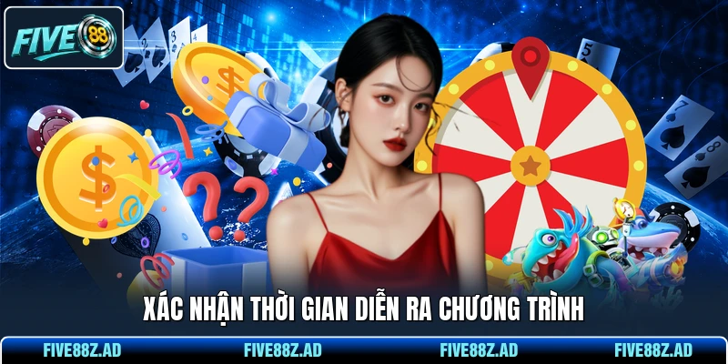 Đối chiếu thời gian tổ chức sự kiện ưu đãi